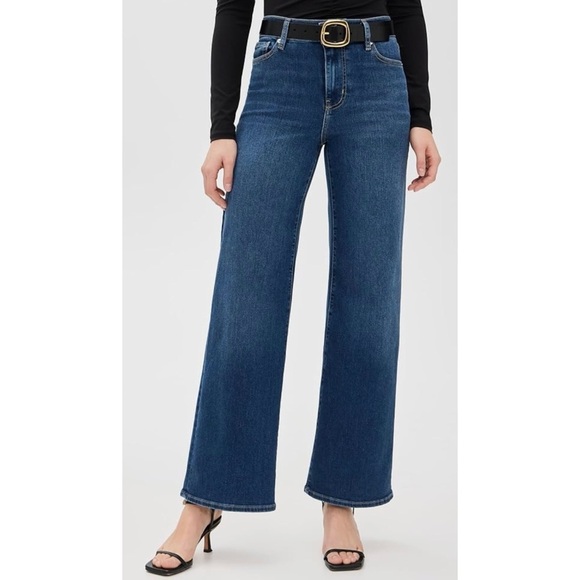Frame denim le slim palazzo wide leg Blue Jeans NEW